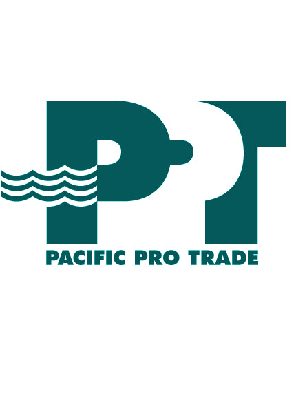 Importing logo Pacific Pro Trade corporate identity graphic designer 