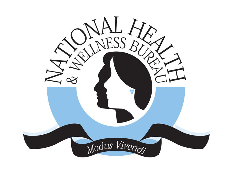 Medical logo National Health and Wellness Bureau corporate identity graphic designer 