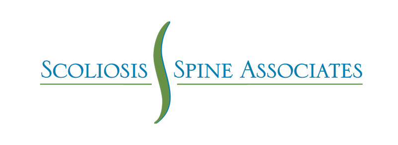 Medical logo doctor Spine and Scoliosis Associates corporate identity graphic designer 