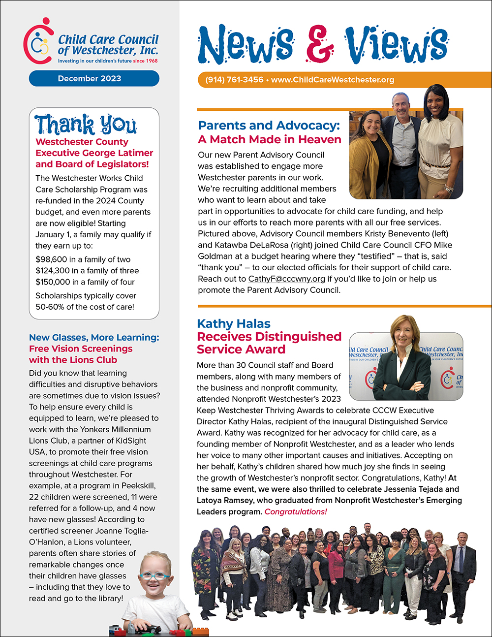 Child Care Council of Westchester Newsletter