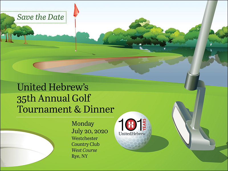 United Hebrew of New Rochelle Golf Fundraiser Save the Date