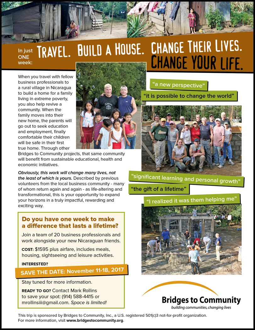 Bridges to Community flyer